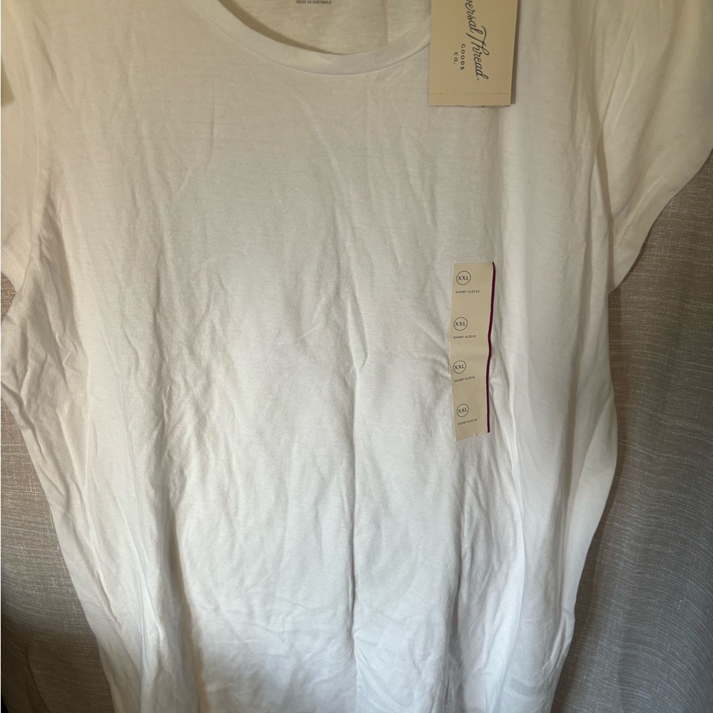 Target Women's Short Sleeve Tees - White - Picture 3 of 3